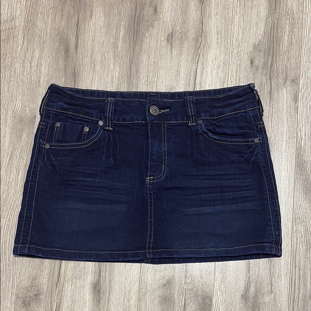 Denim Mini Skirt